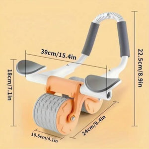 Rueda Abdominal con Rebote Automático y Soporte para Codo